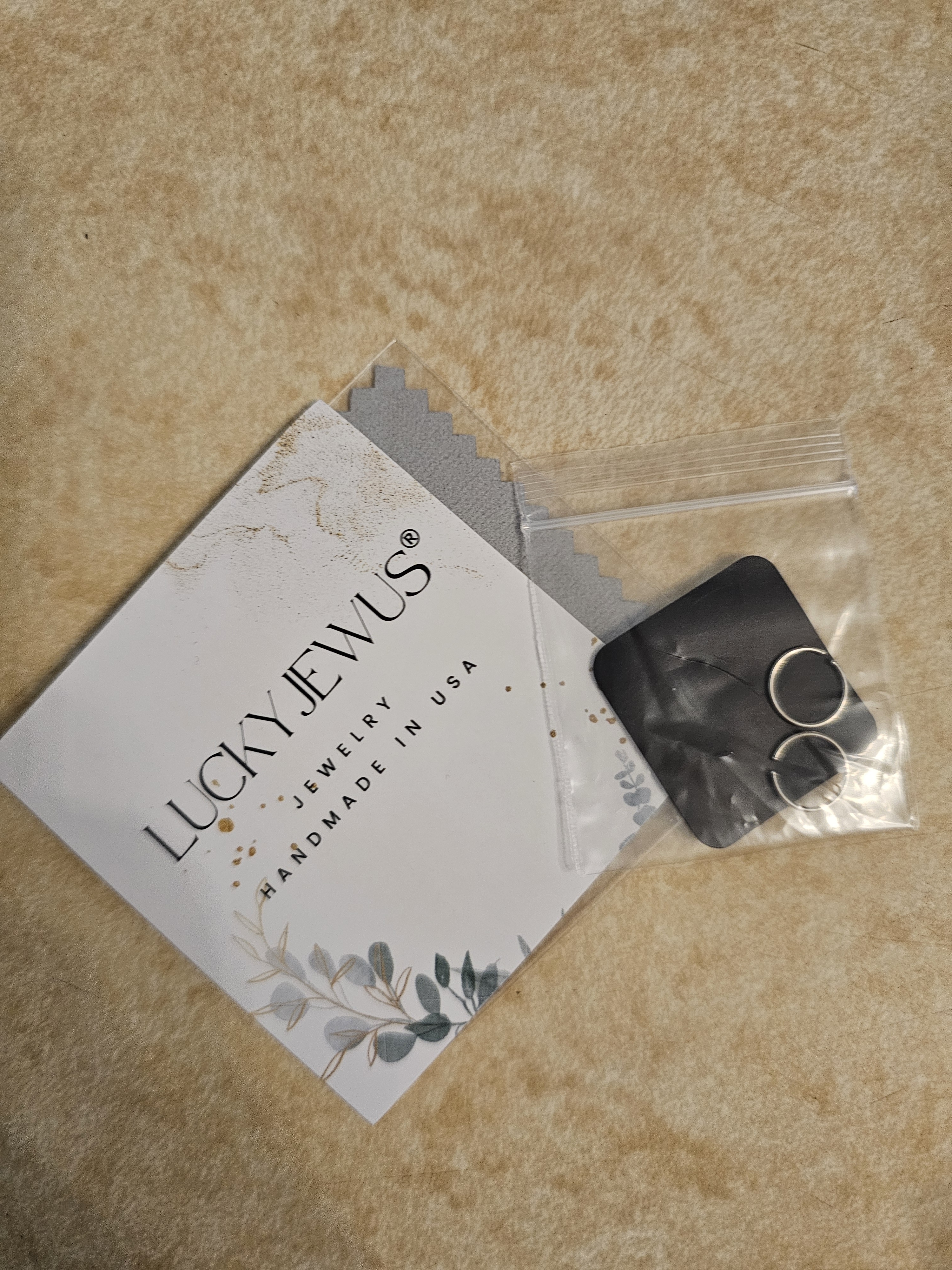 New Lucky Jewus Silver Hoop EarringsNose Rings
